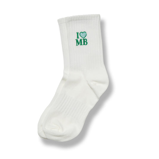 White Crew Socks