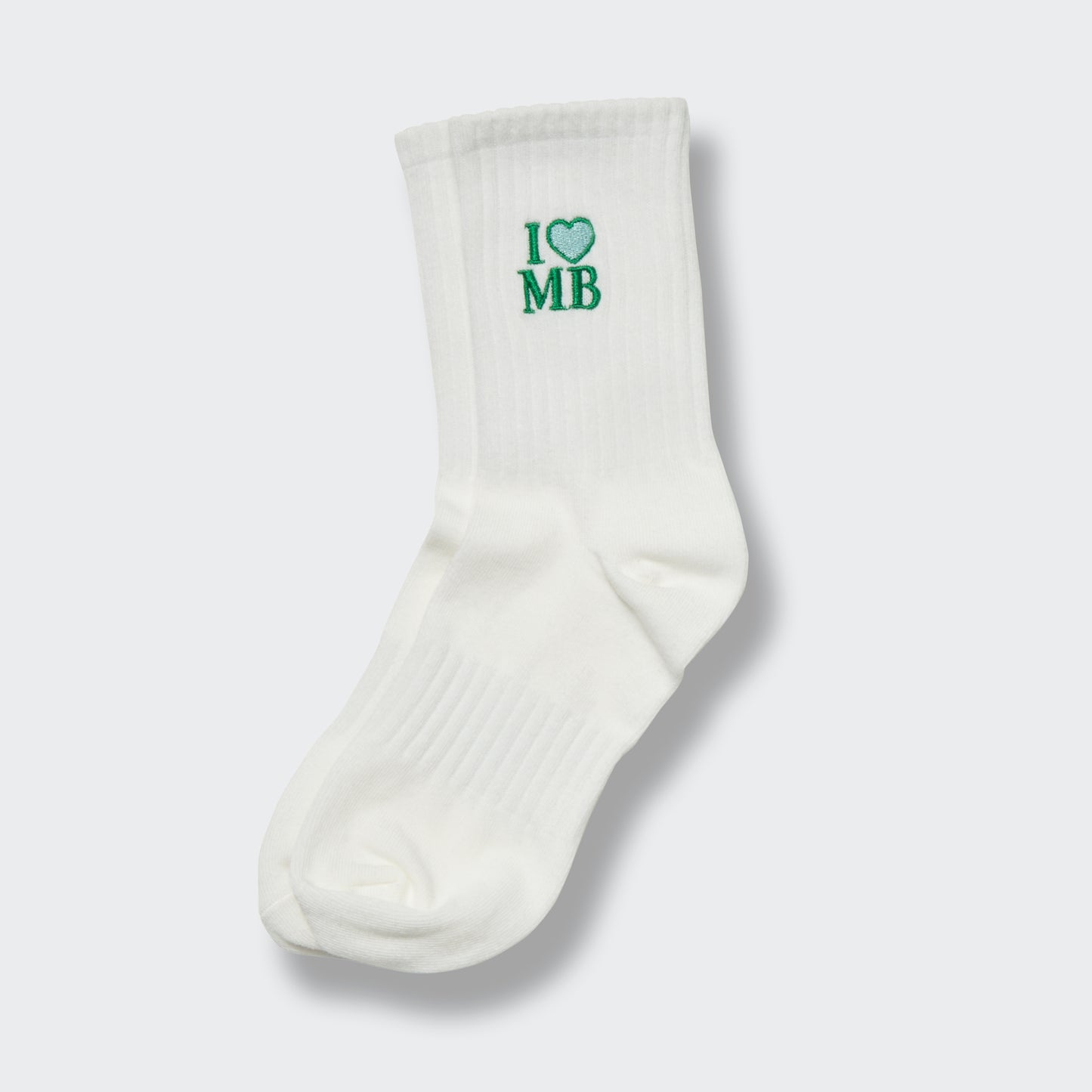 White Crew Socks